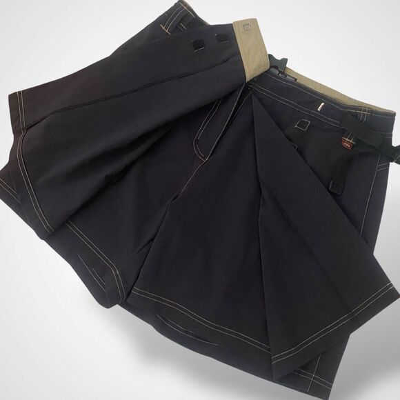 REI Outdoor Skirt Skort Tennis Golf Hiking Womens Size 12 Buckle Black  UPF 30+ - Picture 4 of 6